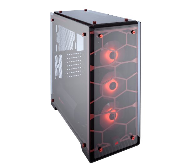 CORSAIR Crystal Series 570X RGB Compact ATX Tempered Glass, Compact ATX Mid-Tower / Red CC-9011111-WW - 382135 - zdjęcie 5
